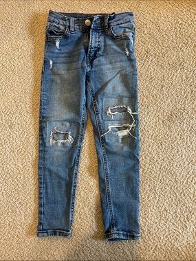 Zara Distressed Blue Kids Jeans